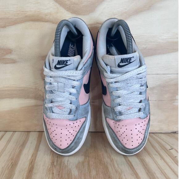 Nike - Dunk Low Glacier - Sneakers - Gray/Pink - Women's - 7 - HJ7341-474 - Picture 7 of 9